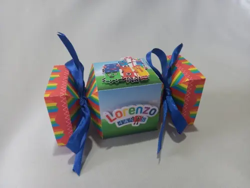 Kit Festa 50 Lembrancinhas Numberblocks + Convite Digital