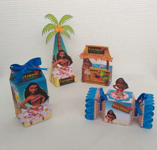 Kit Festa personalizada Moana- 5 peças