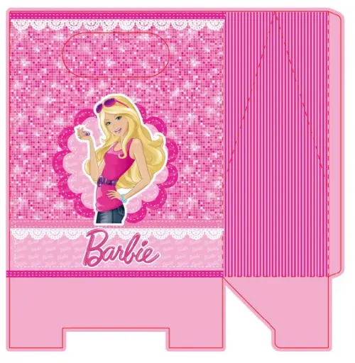 Sacolinha Personalizada Barbie - 10 Unidades