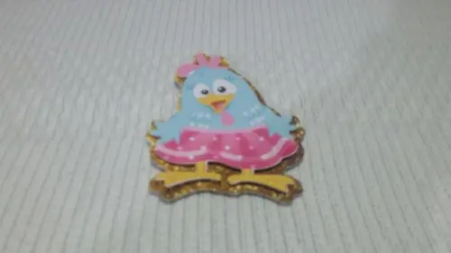 Apliques para Tubetes Galinha Pintadinha 3d-50 Unidades