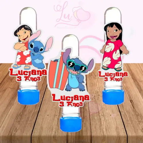 Apliques para Tubetes Lilo Stitch-50 Unidades