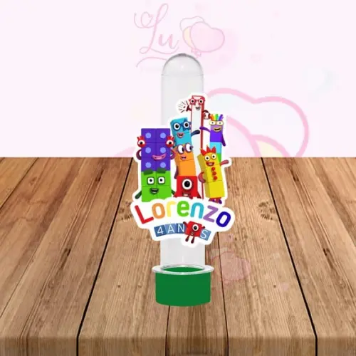 Apliques para Tubetes Numberblocks- 50 Unidades