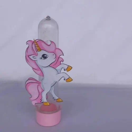 Apliques para Tubetes Unicornio- 50 Unidades