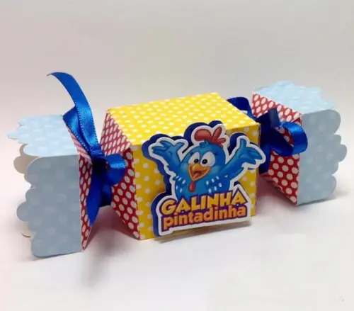 Caixa Bala galinha pintadinha