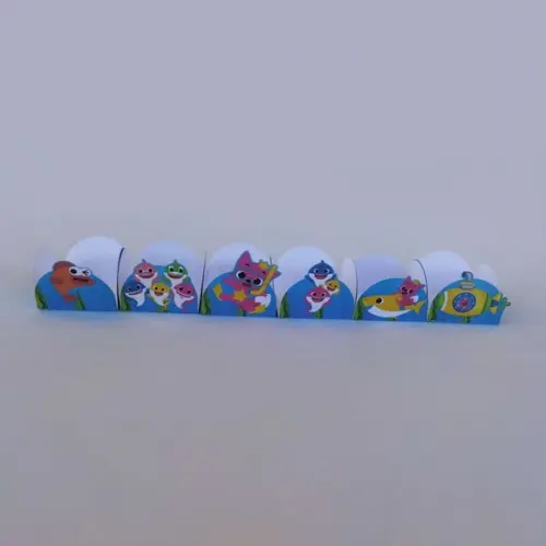 Forminhas para Doces Baby Shark 50 Unidades