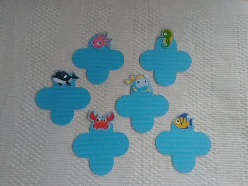 Forminhas Pára Doces Fundo do Mar 3d 50 Unidades