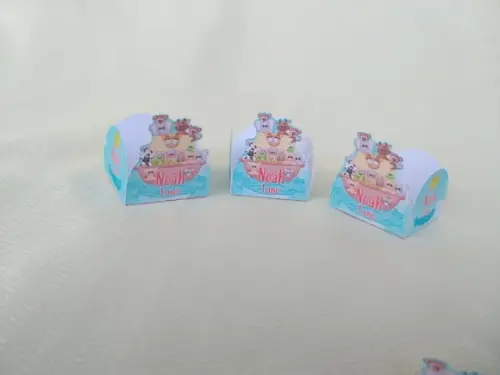 Forminhas para Doces Personalizadas Arca de Noé 50 Unidades