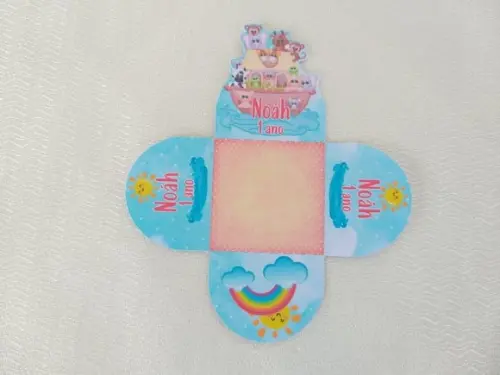 Forminhas para Doces Personalizadas Arca de Noé 50 Unidades