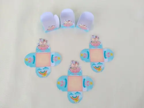 Forminhas para Doces Personalizadas Arca de Noé 50 Unidades