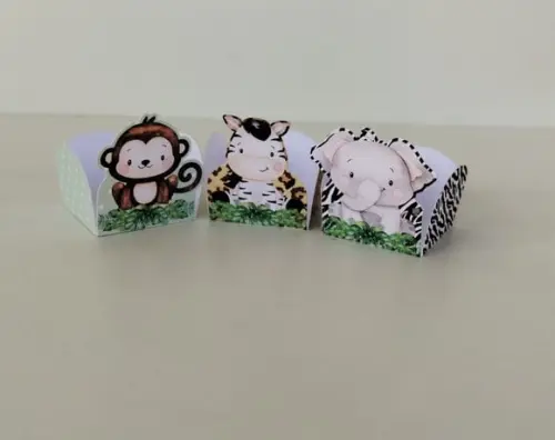 Forminhas para Doces Safari Baby 100 Unidades
