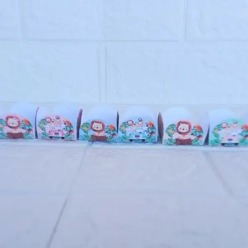 Forminhas para Doces Safari Baby 3- 50 Unidades