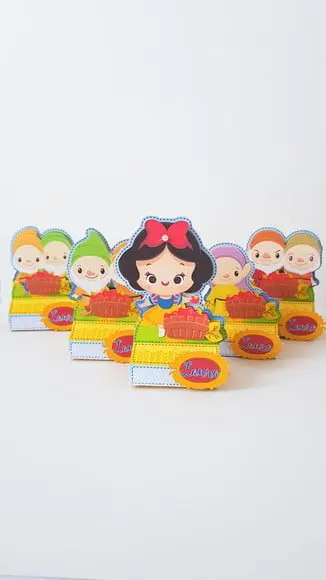 Kit Festa Personalizada Branca de Neve Baby- 15 Itens