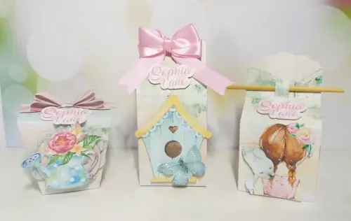 Kit Festa Personalizada Jardim Encantado Aquarela- 35 Itens