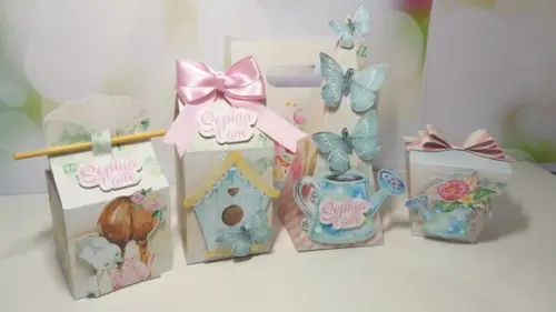 Kit Festa Personalizada Jardim Encantado Aquarela- 30 Itens