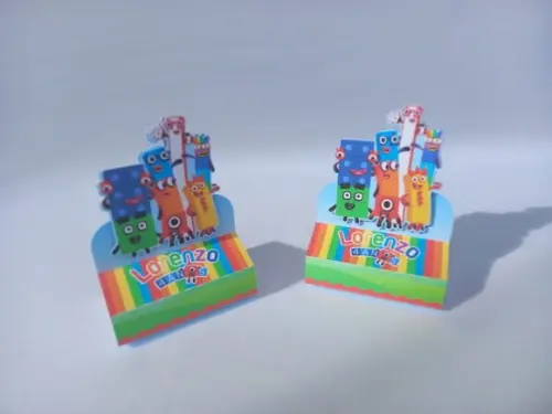 Kit Festa Personalizada Numberblocks -45 Itens