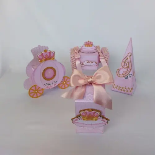 Kit Festa Personalizada Princesa Realeza-40 Itens