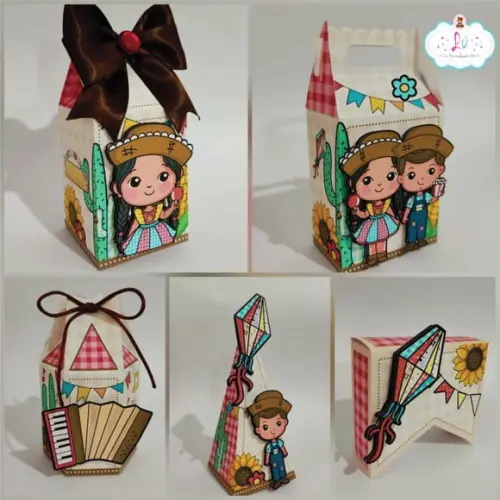 Kit Lembrancinhas Personalizadas Festa Junina 2- 15 Itens