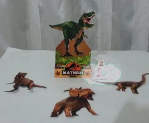 Porta Chocolate Dinossauros Jurassic Park