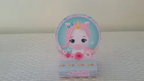 Porta Chocolate Unicórnio Baby