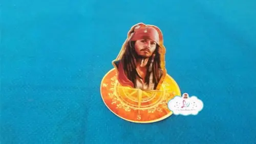 Tags 3 D para Latinhas Piratas do Caribe