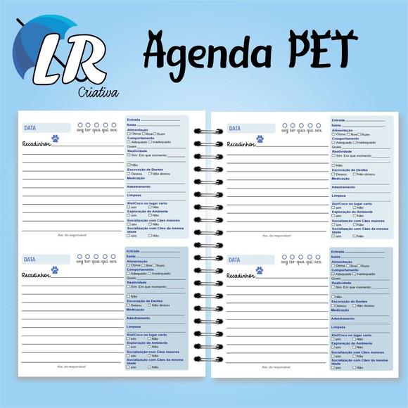 10 Agendinha para Creche Pet