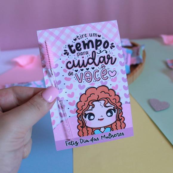 20 Cards com Escovinha Dia Internacional da Mulher