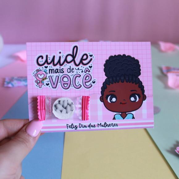 20 Cards com Lixa Dia Internacional da Mulher