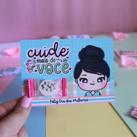 20 Cards com Lixa Dia Internacional da Mulher