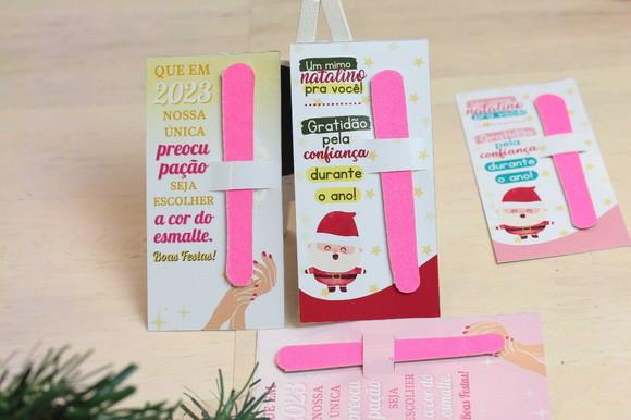 20 Cards com Lixa Natal