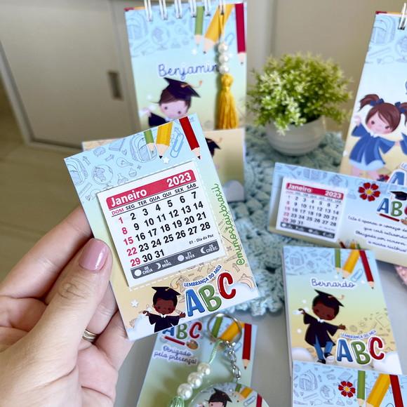 20 Mini Calendário Formatura