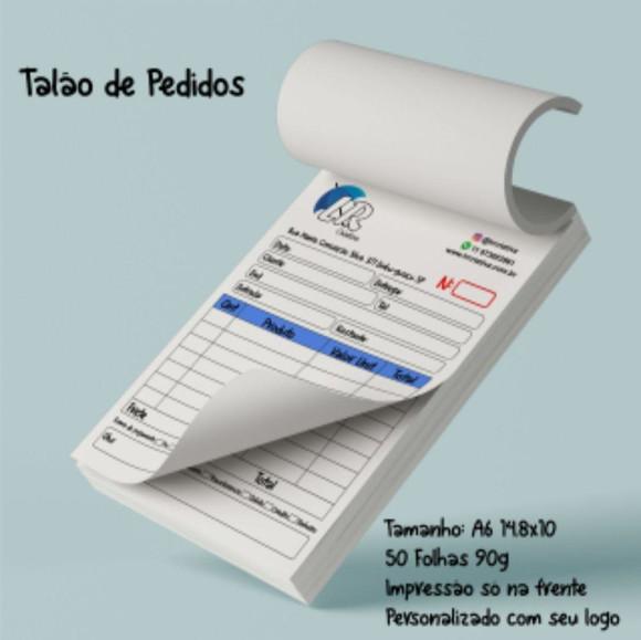 3 talão de pedidos A6 15x21