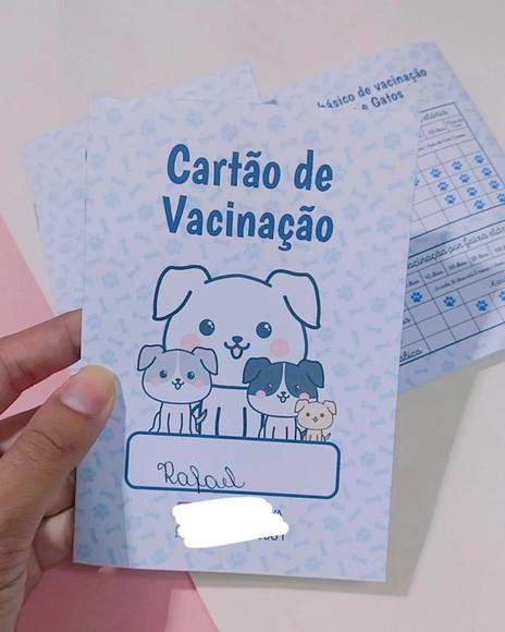 50 Livrinho de Vacina Pet 10x15