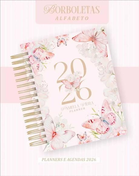 Agenda Borboleta Rosa 2026
