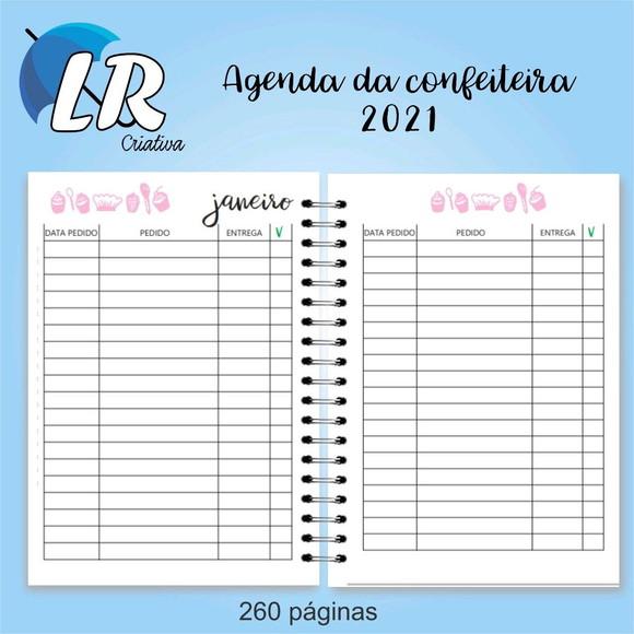 Agenda da confeiteira