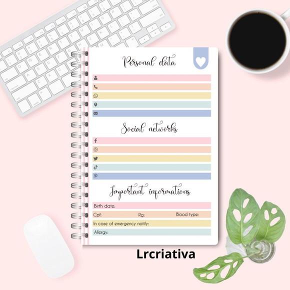 Agenda em Inglês Candy 2025
