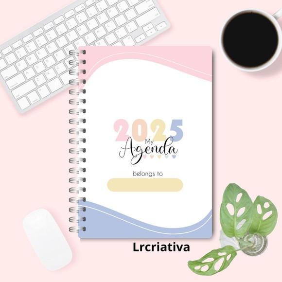 Agenda em Inglês Candy 2025
