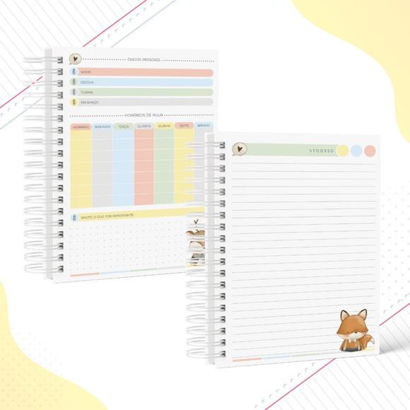 Agenda Escolar 1 Dia Por Folha Envio Rápido