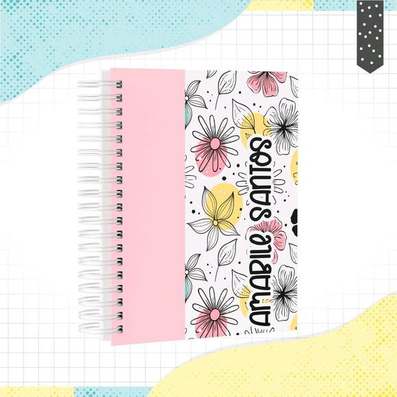 Agenda Escolar Floral Permanente