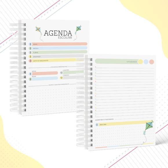 Agenda Escolar Futebol 1 Dia Por Folha Envio Rápido
