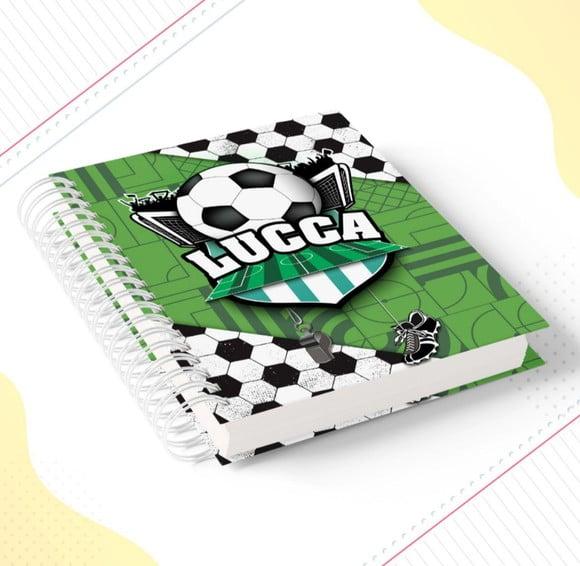 Agenda Escolar Futebol 1 Dia Por Folha Envio Rápido