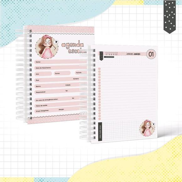 Agenda Escolar Menina Permanente