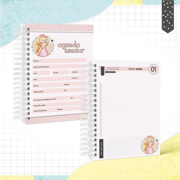 Agenda Escolar Menina Permanente