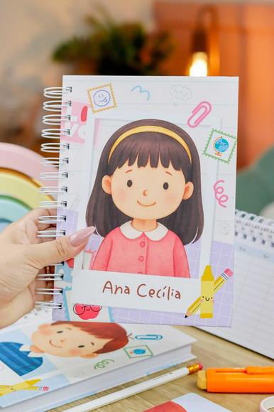 Agenda Escolar Menininhos 2026 2 Dias Por Páginas