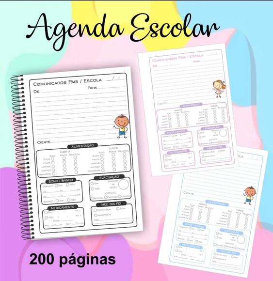 Agenda Escolar ou Creche com Foto