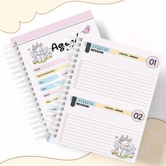 Agenda Escolar ou Creche Unicórnio