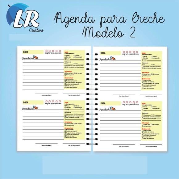 Agenda Escolar para Creche ou Recado