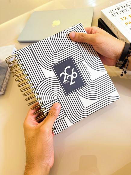 Agenda Masculina 2026 2 Dias Por Folhas
