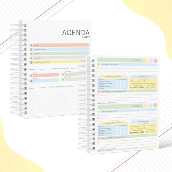 Agenda para Creche 2 Dias Por Folhas