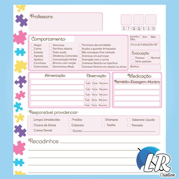 Agenda para Creche Autista