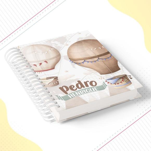Agenda para Creche Balão 1 Dia Por Folha